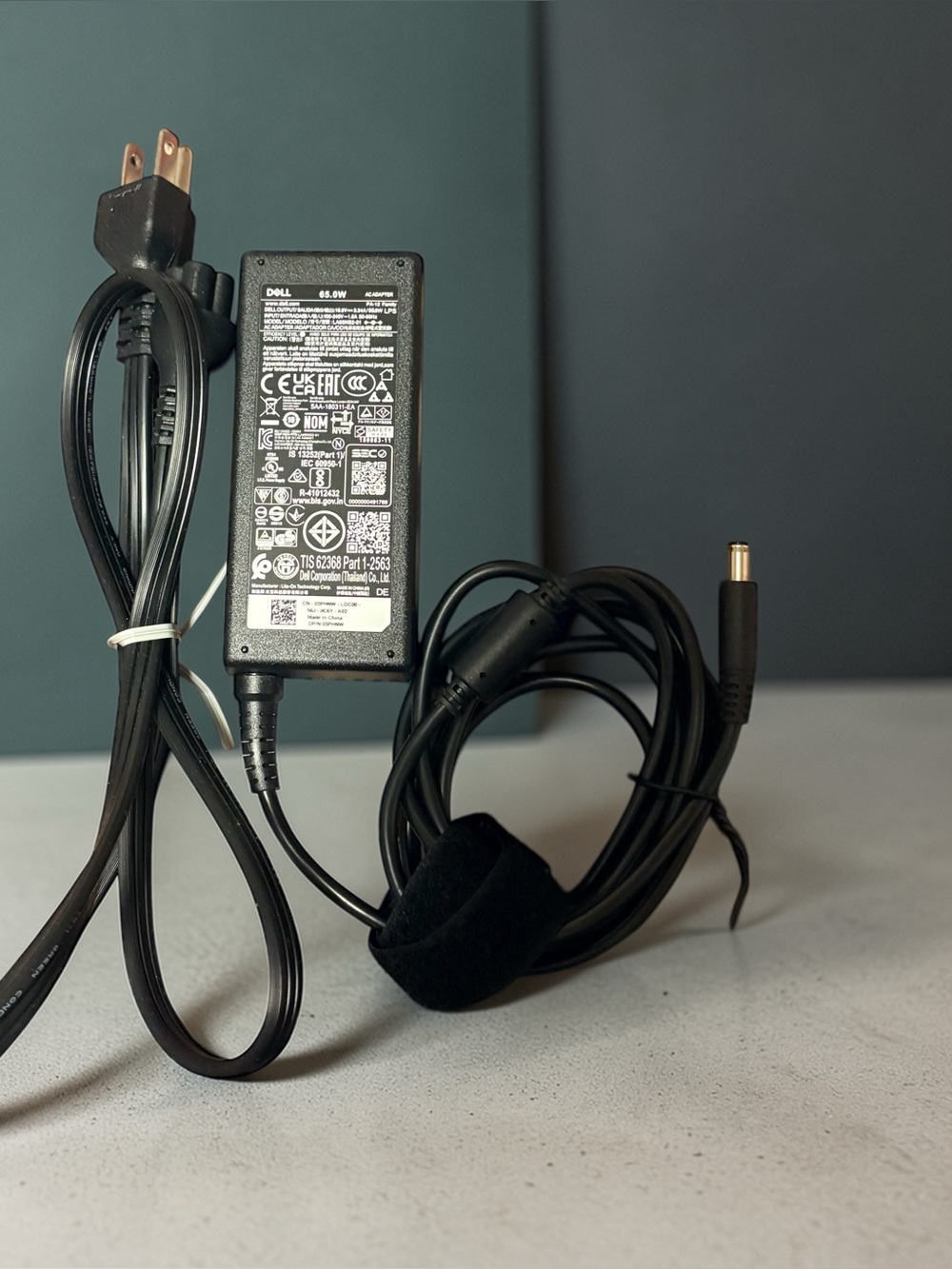 Dell Black AC Power Adapter with Barrel Connector